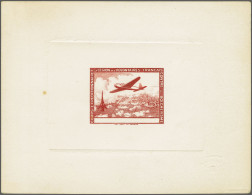 1941 Légion Des Volontaires (L.V.F.) Airmail, 2 Ministerblocks On Cardboard Paper With Embossed Logo, Ministerblock In R - War Stamps