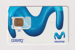 VENEZUELA  - Movistar Unused Chip SIM Phonecard (Chip 3 Tape Reinforced) - Venezuela