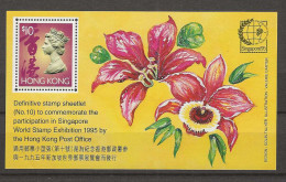 1995 MNH Hong Kong, Mi Block 35 Postfris - Unused Stamps