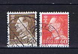 Dänemark, Denmark 1967: Michel 457-458x Norm. Papier Gestempelt, Used - Usado