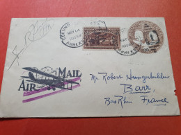 Etats Unis - Entier Postal + Complément De Colombus Pour La France Par Avion En 1930 - Réf 3332 - 1921-40