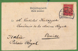 Ad0992 - ICELAND - Postal History -  POSTCARD To ITALY  1903 - Brieven En Documenten