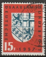 Saarland1957 Mi-Nr.379  O Gestempelt Eingliederung Des Saarlandes In Die BRD ( A2027/2 )günstige Versandkosten - Used Stamps