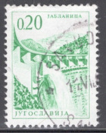 Yugoslavia 1966 Single Stamp For Technology And Architecture Both Colours And Values Changed  In Fine Used - Used Stamps