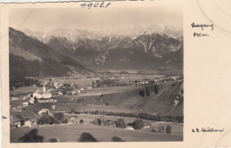 E4753) LEOGANG - 840m - Schöllhorn FOTO AK - Kirche Häuser - Dünn Besiedelte Gegend ALT ! - Leogang