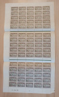SAINT PIERRE ET MIQUELON 87 FEUILLE COMPLETE DE 75 LUXE NEUF SANS CHARNIERE - Unused Stamps