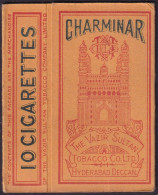 INDIA Vintage CHARMINAR - THE VAZIR SULTAN Empty CIGARETTE Packet (**) - Empty Cigarettes Boxes