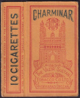 INDIA Vintage CHARMINAR - THE VAZIR SULTAN Empty CIGARETTE Packet (**) - Etuis à Cigarettes Vides