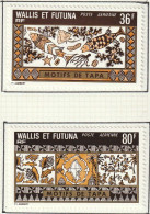 WALLIS & FUTUNA - Motifs De Tapa - Y&T PA 60-61 - 1975 - MH - Neufs