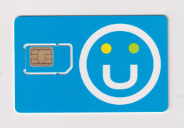 UGANDA  - Smiley Face Unused Chip SIM Phonecard - Oeganda