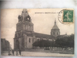 Bénévent-l'abbaye-l'église- écrite 1922 Timbré Semeuse Cachet Entier état Tres Bon - Benevent L'Abbaye