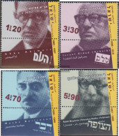 Israel 1706-1709 With Tab (complete Issue) Unmounted Mint / Never Hinged 2002 Political Journalists - Neufs (avec Tabs)