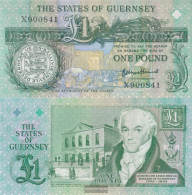 United Kingdom - Guernsey Pick-number: 52d Uncirculated 1991 1 Pound - Guernsey