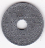 Tunisie Protectorat Français. 10 Centimes 1941 , En Zinc, Lec# 116 - Tunisia