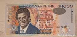 MAURITIUS 1000 RUPEES 1999 P54a USED RARE - Maurice