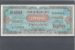 BILLET DU TRÉSOR-1000F FRANCE SANS N°SERIE  -VF27 /01- SPL (AU) 1 EPINGLAGE - 1945 Verso Francés