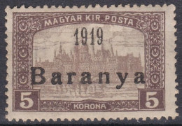 Hongrie Baranya Mi 33 MH * Palais (K3) - Baranya