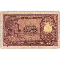 Italie, 100 Lire, 1951-12-31, TB+ - 100 Lire