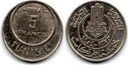 MA 30010 / Tunisie - Tunisia - Tunesien 5 Centimes 1954 TTB - Túnez