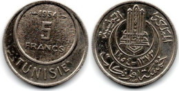 MA 30010 / Tunisie - Tunisia - Tunesien 5 Centimes 1954 TTB - Tunisie