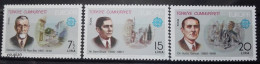 Türkiye 1980, Europa - Famous People, MNH Stamps Set - Ungebraucht