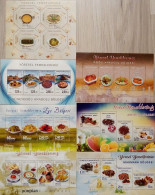 Türkiye 2012-2018, Foods Of The Different Areas, Seven MNH S/S - Ongebruikt