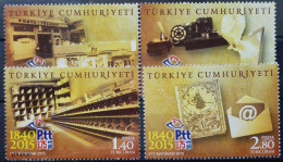 Türkiye 2015, 175th Anniversary Of PTT, MNH Stamps Set - Ongebruikt