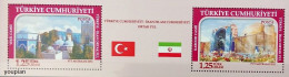 Türkiye 2015, Joint Issue With Iran - Mosques, MNH S/S - Ungebraucht