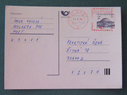 Czech Republic 1994 Stationery Postcard Hora Rip Mountain Sent Locally From Most, Machine Franking - Covers & Documents