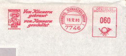 7746 Hornberg Schwarzwaldbahn 1980 Ketterer Biere - Von Könnern Gebraut Von Kennern Geschätzt. Sind Netterer - Schiessen - Maschinenstempel (EMA)