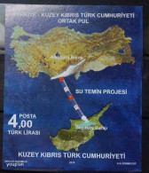 Türkiye 2016, Joint Issue With Northern Cyprus - Water Project, MNH S/S - Ungebraucht