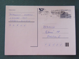 Czech Republic 1994 Stationery Postcard Hora Rip Mountain Sent Locally From Ostrava, EMS Slogan - Covers & Documents