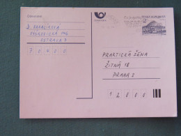 Czech Republic 1994 Stationery Postcard Hora Rip Mountain Sent Locally From Ostrava, EMS Slogan - Covers & Documents