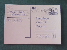 Czech Republic 1994 Stationery Postcard Hora Rip Mountain Sent Locally From Ostrava, EMS Slogan - Covers & Documents