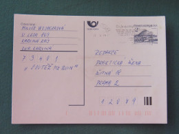 Czech Republic 1994 Stationery Postcard Hora Rip Mountain Sent Locally From Ostrava, EMS Slogan - Covers & Documents