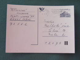 Czech Republic 1994 Stationery Postcard Hora Rip Mountain Sent Locally From Ostrava, EMS Slogan - Covers & Documents