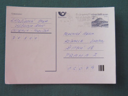 Czech Republic 1994 Stationery Postcard Hora Rip Mountain Sent Locally From Ostrava, EMS Slogan - Covers & Documents