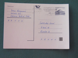 Czech Republic 1994 Stationery Postcard Hora Rip Mountain Sent Locally From Ostrava, EMS Slogan - Covers & Documents