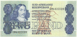 South Africa - 2 RAND - ( 1983 - 90 ) - Pick 118.d - Sign. 6 - Serie CM - Watermark: J. Van Riebeek - South Africa