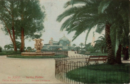 75340 - Frankreich - 1909 - AnsKte Nice Jardin Public, Gebraucht Nach Bayern - Parks