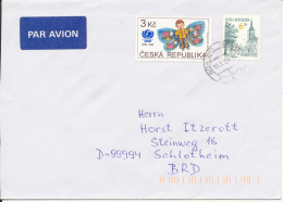Czech Republic Cover Sent To Germany 19-3-199 ?? - Covers & Documents