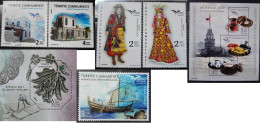 Türkiye 2018-2022, Euromed Edition - Complete Euromed Set From Türkiye, MNH S/S And Stamps Sets - Ongebruikt