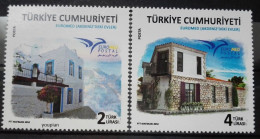 Türkiye 2018, Euromed - Mediterranean Houses, MNH Stamps Set - Ongebruikt