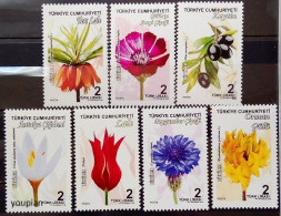 Türkiye 2018, Flowers, MNH Stamps Set - Ongebruikt