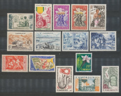 Colonies Françaises CAMEROUN N°295 à 309 N**/N* Cote 38€ N3504 - Neufs