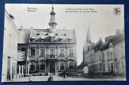 WARNETON  -   Maison Communale Et La Place ( Feldpost )  -  1916 - Comines-Warneton - Komen-Waasten