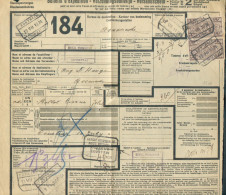 Bulletin D'expédition Tarif Nr.2 Affr. 2x3Fr.30 Obl; KORTRIJK COURTRAI 12 10-VII-1926 Vers Assenede  Via EECLOO + Poids - Documenten & Fragmenten