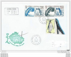 47 - 28 - Enveloppe Base Alred Faure Crozet 2007 - Timbres Manchots Et Cachet Discro - Antarctic Wildlife