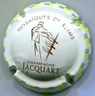CAPSULE-CHAMPAGNE JACQUART N°23 Mosaiques De Reims  2 Cercles Mosaïques 3 Couleurs Sur Contour - Jacquart