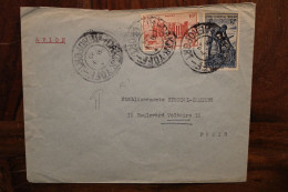 1949 AOF France Cachet Oblit Temporaire Rare ! Mail Cover - Covers & Documents